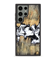 Galaxy S23 Ultra Wood Phone Case - Norris (Black & White, 802176)