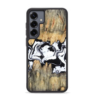 Galaxy S25 Plus Wood Phone Case - Norris (Black & White, 802176)