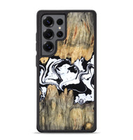 Galaxy S25 Ultra Wood Phone Case - Norris (Black & White, 802176)