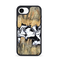 iPhone 16e Wood Phone Case - Norris (Black & White, 802176)