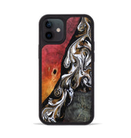 iPhone 12 Wood Phone Case - Drake (Black & White, 802177)