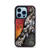 iPhone 14 Pro Wood Phone Case - Drake (Black & White, 802177)