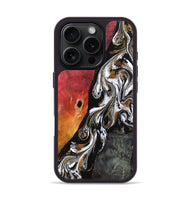 iPhone 16 Pro Wood Phone Case - Drake (Black & White, 802177)