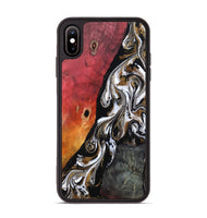 iPhone Xs Max Wood Phone Case - Drake (Black & White, 802177)
