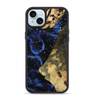 iPhone 15 Plus Wood Phone Case - Roxann (Cosmos, 802180)