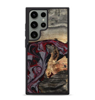 Galaxy S24 Ultra Wood Phone Case - Velvet (Red, 802191)