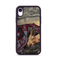 iPhone Xr Wood Phone Case - Velvet (Red, 802191)