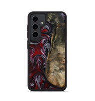 Galaxy S24 Wood Phone Case - Cierra (Red, 802194)
