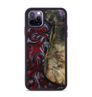 iPhone 11 Pro Max Wood Phone Case - Cierra (Red, 802194)