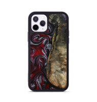 iPhone 11 Pro Wood Phone Case - Cierra (Red, 802194)