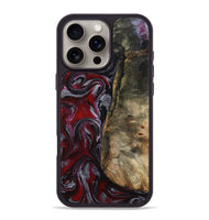 iPhone 16 Pro Max Wood Phone Case - Cierra (Red, 802194)