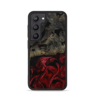 Galaxy S23 Wood Phone Case - Merry (Red, 802195)