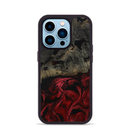 iPhone 14 Pro Wood Phone Case - Merry (Red, 802195)