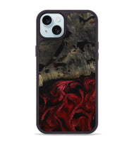 iPhone 15 Plus Wood Phone Case - Merry (Red, 802195)