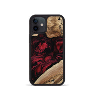 iPhone 12 mini Wood Phone Case - Rome (Red, 802196)