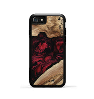iPhone SE Wood Phone Case - Rome (Red, 802196)