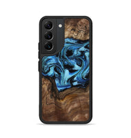 Galaxy S22 Wood Phone Case - Miriam (Blue, 802349)