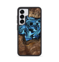 Galaxy S25 Wood Phone Case - Miriam (Blue, 802349)