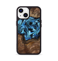iPhone 13 Wood Phone Case - Miriam (Blue, 802349)
