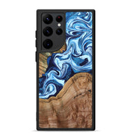 Galaxy S22 Ultra Wood Phone Case - Wade (Blue, 802350)