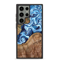 Galaxy S23 Ultra Wood Phone Case - Wade (Blue, 802350)