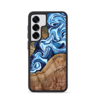Galaxy S25 Wood Phone Case - Wade (Blue, 802350)