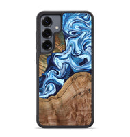 Galaxy S25 Plus Wood Phone Case - Wade (Blue, 802350)