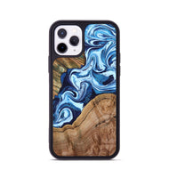 iPhone 11 Pro Wood Phone Case - Wade (Blue, 802350)
