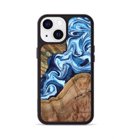 iPhone 13 Wood Phone Case - Wade (Blue, 802350)