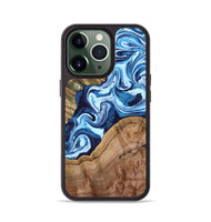 iPhone 13 Pro Wood Phone Case - Wade (Blue, 802350)