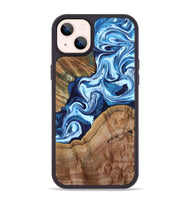 iPhone 14 Plus Wood Phone Case - Wade (Blue, 802350)
