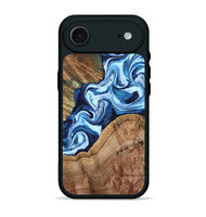 iPhone 17 Air Wood Phone Case - Wade (Blue, 802350)