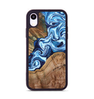 iPhone Xr Wood Phone Case - Wade (Blue, 802350)