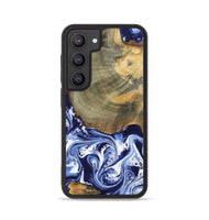 Galaxy S23 Wood Phone Case - Isabel (Blue, 802351)