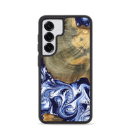 Galaxy S25 Wood Phone Case - Isabel (Blue, 802351)