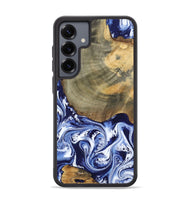 Galaxy S25 Plus Wood Phone Case - Isabel (Blue, 802351)
