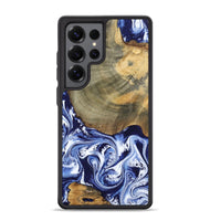 Galaxy S25 Ultra Wood Phone Case - Isabel (Blue, 802351)