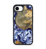 iPhone 16e Wood Phone Case - Isabel (Blue, 802351)