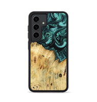 Galaxy S24 Wood Phone Case - Novalee (Green, 802363)