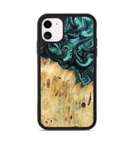 iPhone 11 Wood Phone Case - Novalee (Green, 802363)