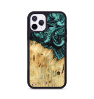 iPhone 11 Pro Wood Phone Case - Novalee (Green, 802363)