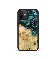 iPhone 12 mini Wood Phone Case - Novalee (Green, 802363)