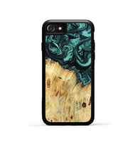 iPhone SE Wood Phone Case - Novalee (Green, 802363)