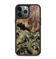 iPhone 13 Pro Max Wood Phone Case - Ora (Green, 802372)