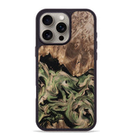 iPhone 16 Pro Max Wood Phone Case - Ora (Green, 802372)