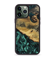 iPhone 13 Pro Max Wood Phone Case - Gavyn (Green, 802375)