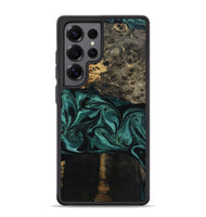 Galaxy S25 Ultra Wood Phone Case - Jalisa (Green, 802376)
