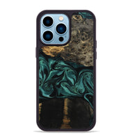 iPhone 14 Pro Max Wood Phone Case - Jalisa (Green, 802376)