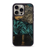 iPhone 15 Pro Max Wood Phone Case - Jalisa (Green, 802376)
