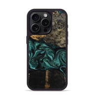 iPhone 15 Pro Wood Phone Case - Jalisa (Green, 802376)